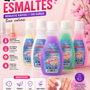 💅 Quita Esmalte Crystal Nail | Limpieza Rápida y Cuidado para tus Uñas 💅