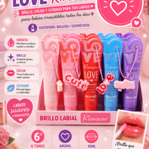 💖 Gloss Love Rimocoo | Brillo Labial Hidratante 💖