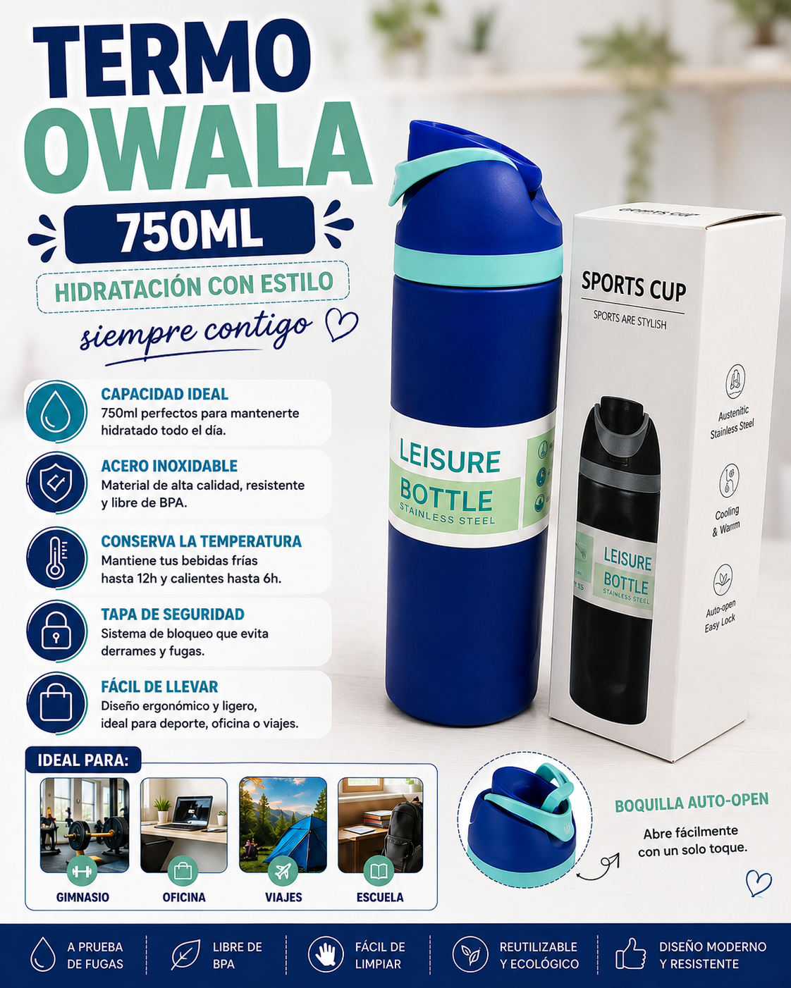 Termo OWALA 750ML