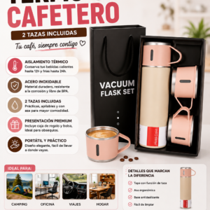 Termo Cafetero 2 Tazas Incluidas