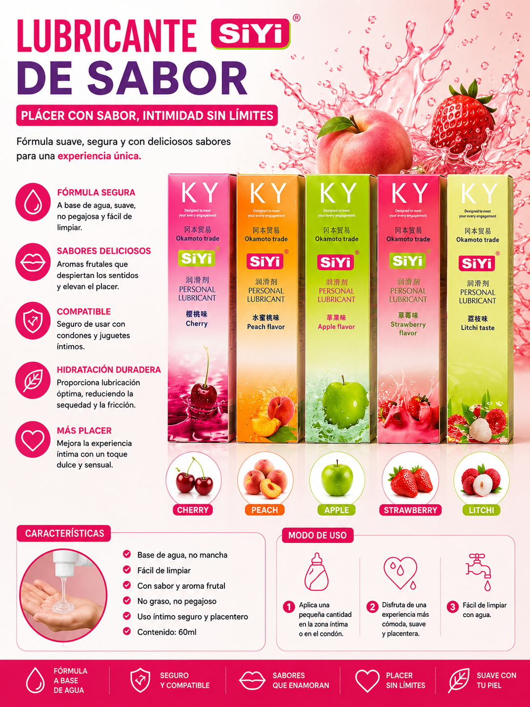 Lubricante De Sabor SIYI