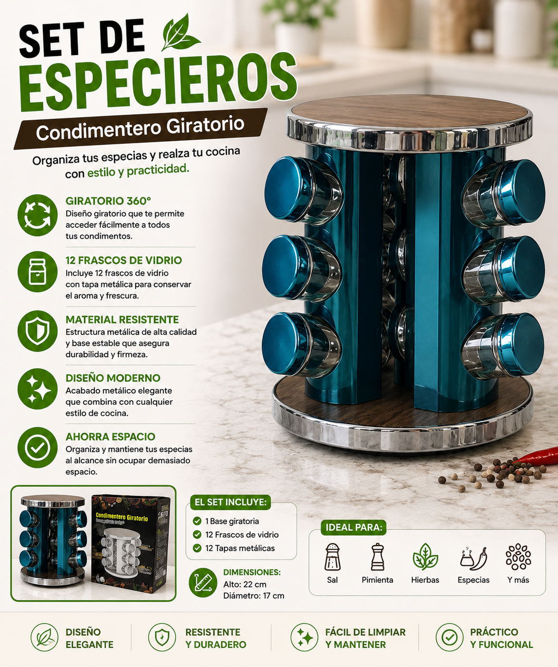 Set De Especieros