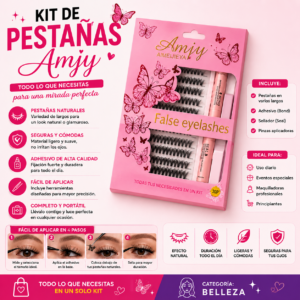 Kit De Pestañas Amjy
