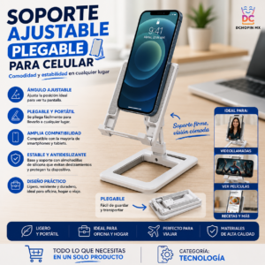 Soporte Ajustable Plegable para Celular