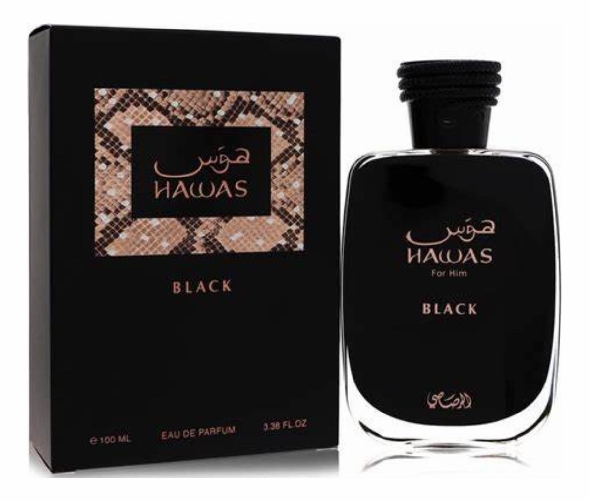 Perfume Hawas Black Para Hombre De Rasasi