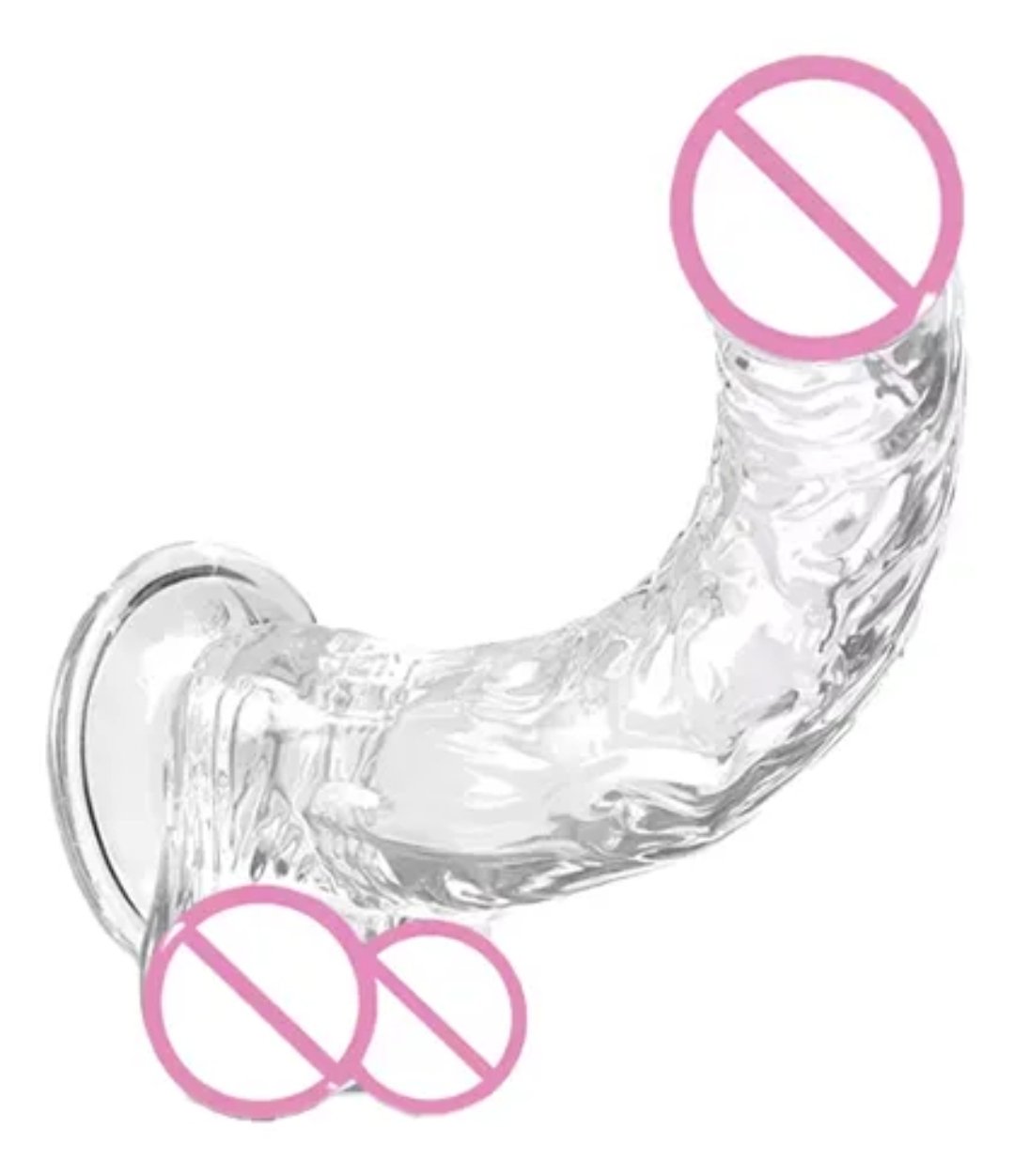 Dildo Transparente 15cm - Imagen 3