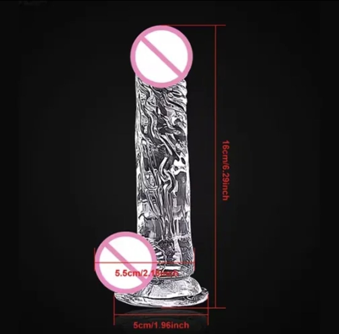 Dildo Transparente 15cm