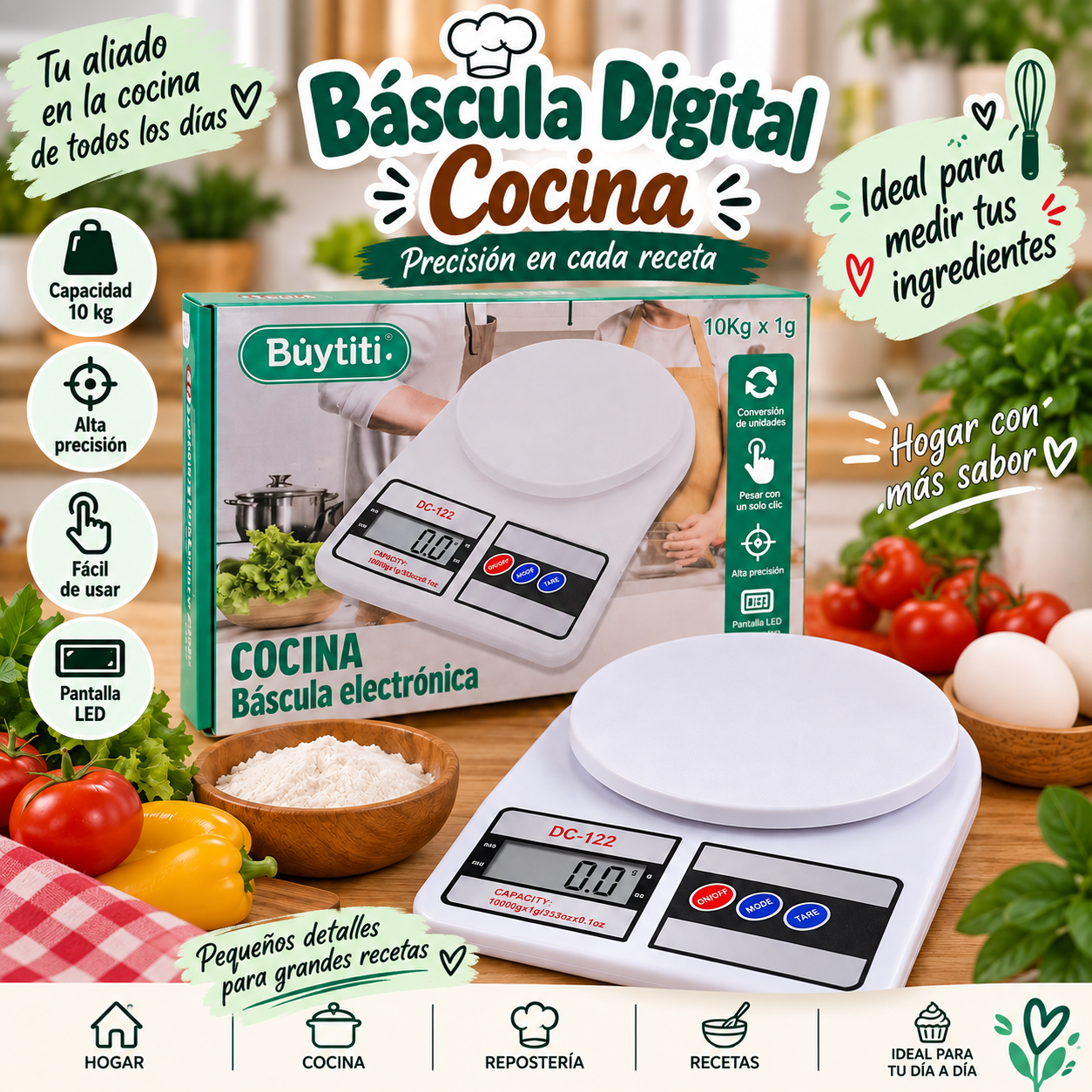 Bascula Digital Cocina