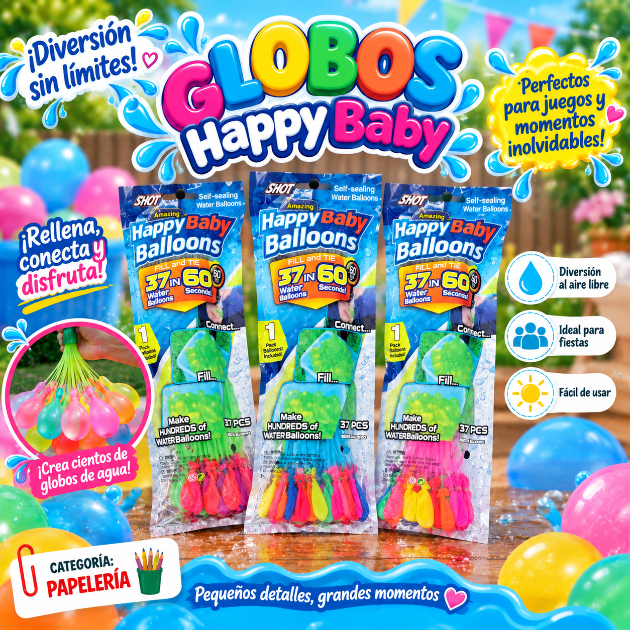Globos Happy Baby