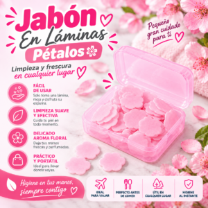 Jabon En Laminas Petalos