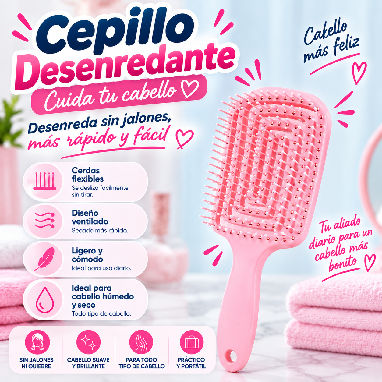 Cepillo Desenredante