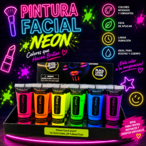 Pintura Facial Neon