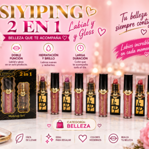 Siyiping 2en1 Labial Y Gloss