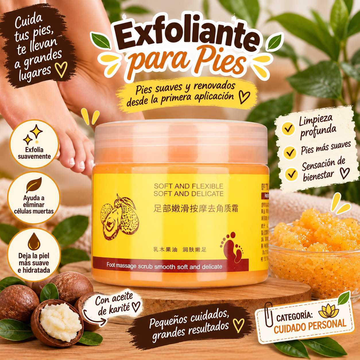 Exfoliante Para Pies