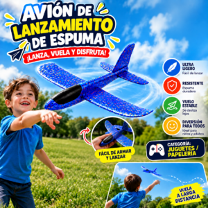 Avion de Lanzamiento de Espuma
