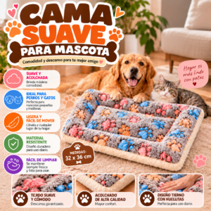 Cama Suave para Mascota 32 x 36 cm