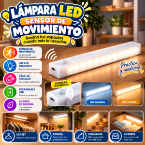 Lampara LED Sensor de Movimiento
